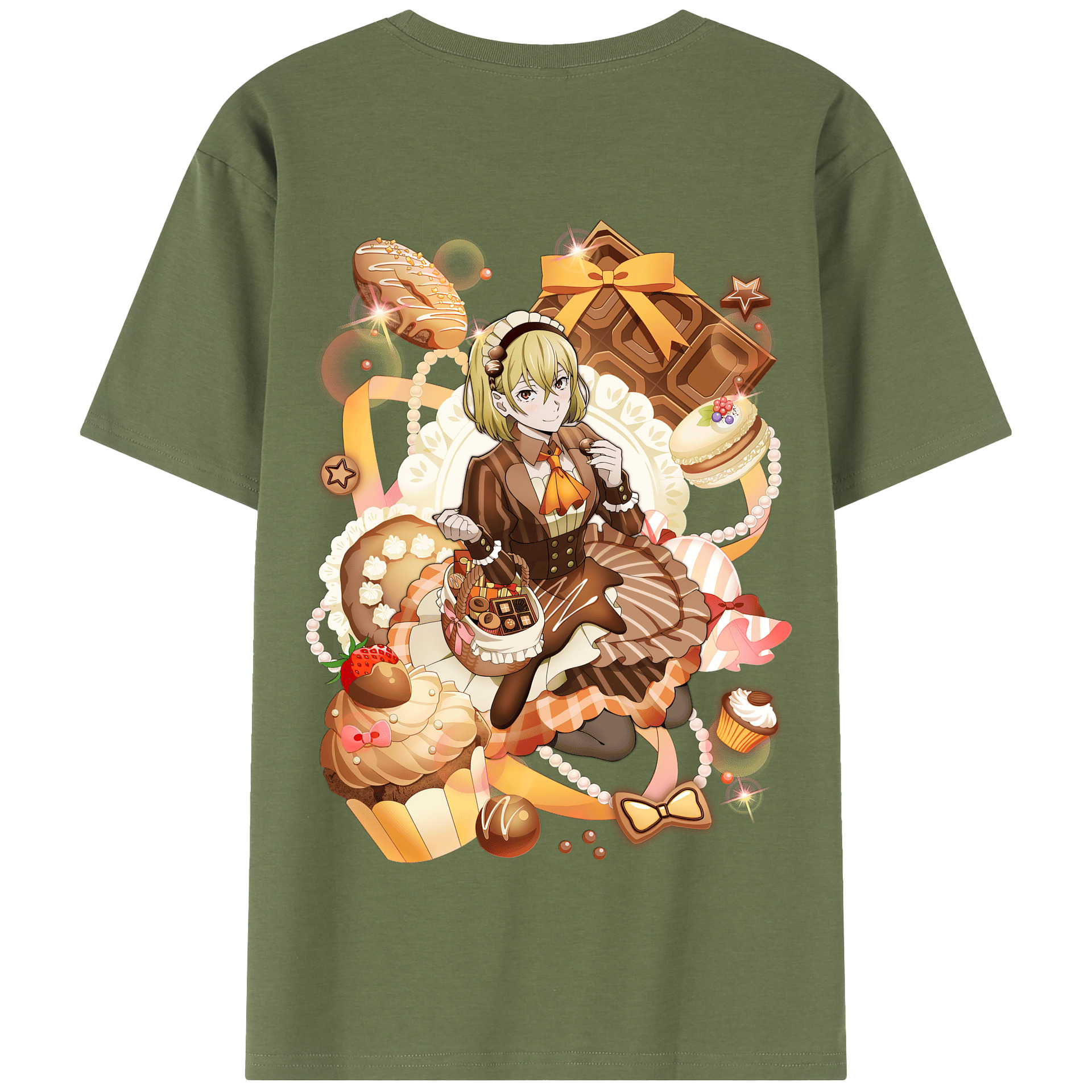 （画像用） 文豪ストレイドッグス Bungo Stray Dogs 綿100％半袖Tシャツ（背面プリント）